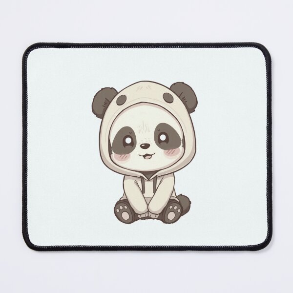 Item preview, Super Cute Kawaii Panda in Panda Hoodie | Adorable Chibi Panda Art designed and sold by Moon's Arts.