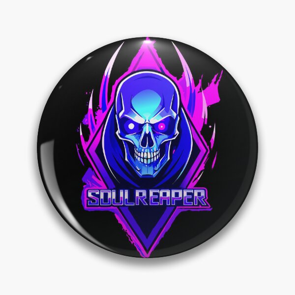Item preview, SOULREAPER – Neon Skull Design for Gamers & Halloween designed and sold by VikArtStudio.