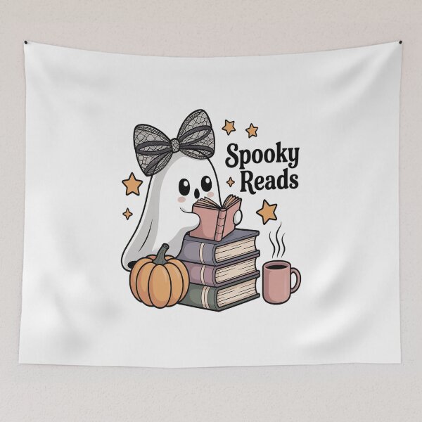 Item preview, Spooky Read Book pumpkin Halloween designed and sold by VladoZork.
