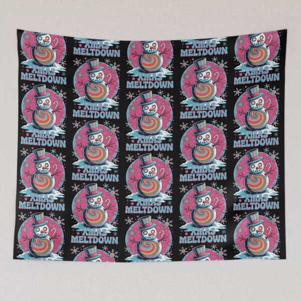 Item preview, Xmas Meltdown Snowman – Trippy Psychedelic Winter Holiday designed and sold by Taans-Creation.