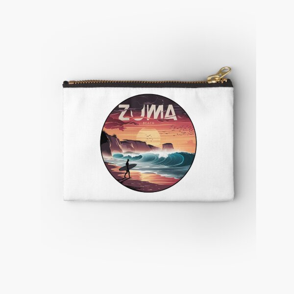Item preview, Zuma Beach California – Retro Sunset Surf Design | Malibu Coast Waves | Vintage Ocean Art | California Travel Gift designed and sold by CircinusStore.