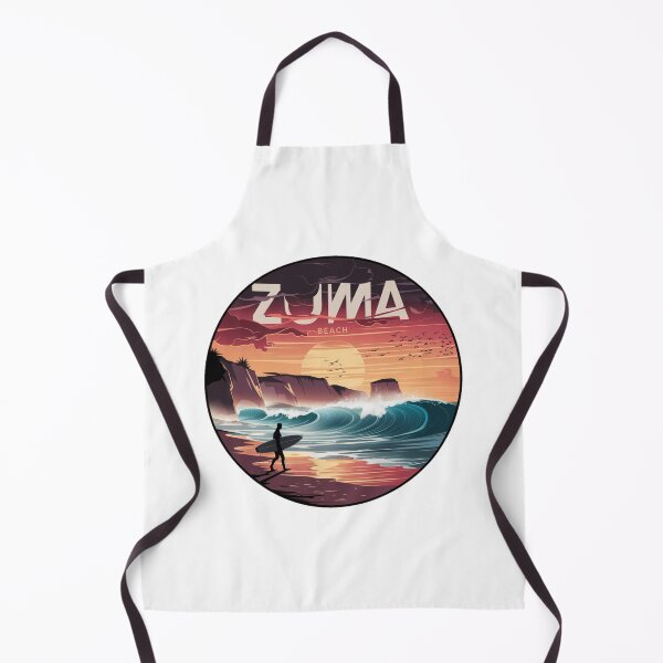 Item preview, Zuma Beach California – Retro Sunset Surf Design | Malibu Coast Waves | Vintage Ocean Art | California Travel Gift designed and sold by CircinusStore.