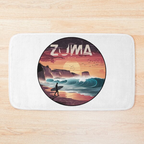 Item preview, Zuma Beach California – Retro Sunset Surf Design | Malibu Coast Waves | Vintage Ocean Art | California Travel Gift designed and sold by CircinusStore.