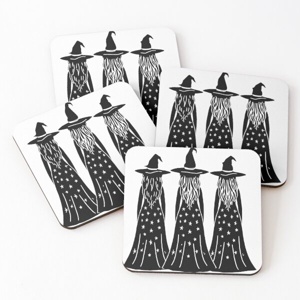 Artikelvorschau, Mystische dreifache Halloween-Hexenschwestern entworfen und verkauft von ArtSparkCo.