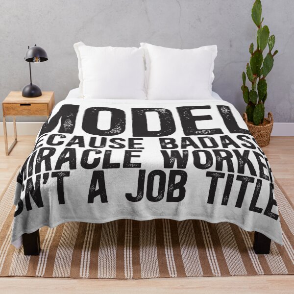 Item preview, Model Miracle Worker Job Title designed and sold by TeesYouWant.