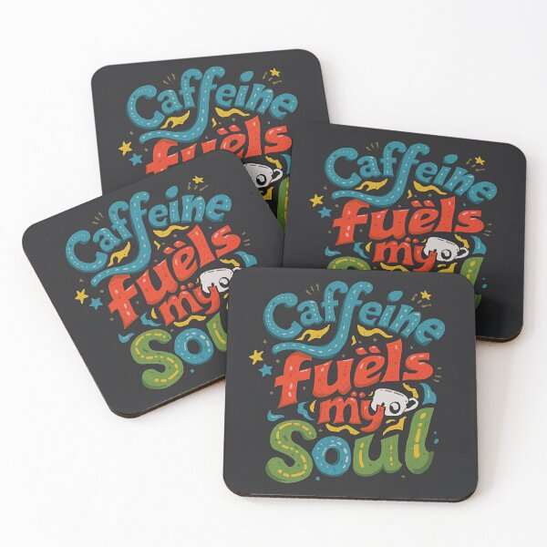 Item preview, Caffeine Fuels My Soul designed and sold by Art by AJ Foundry.