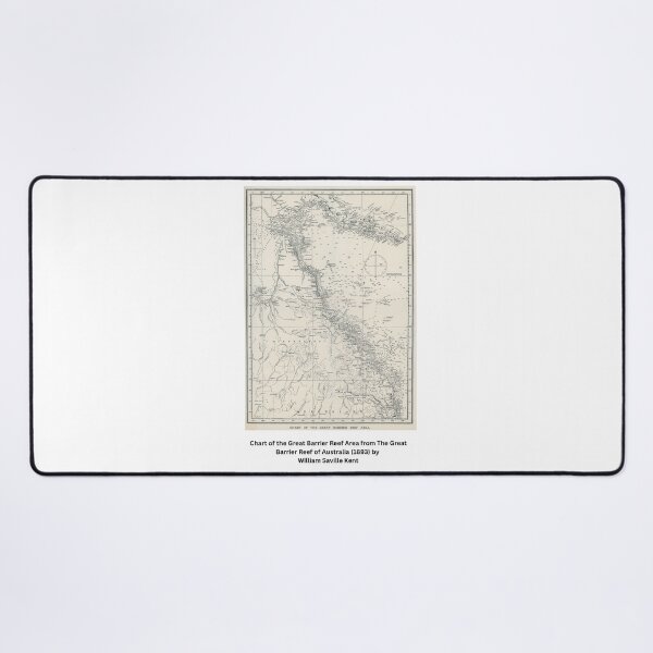 Item preview,  Great Barrier Reef Area Map designed and sold by Tamas Das.