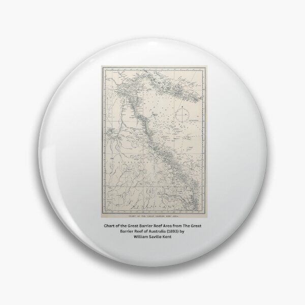 Item preview,  Great Barrier Reef Area Map designed and sold by Tamas Das.