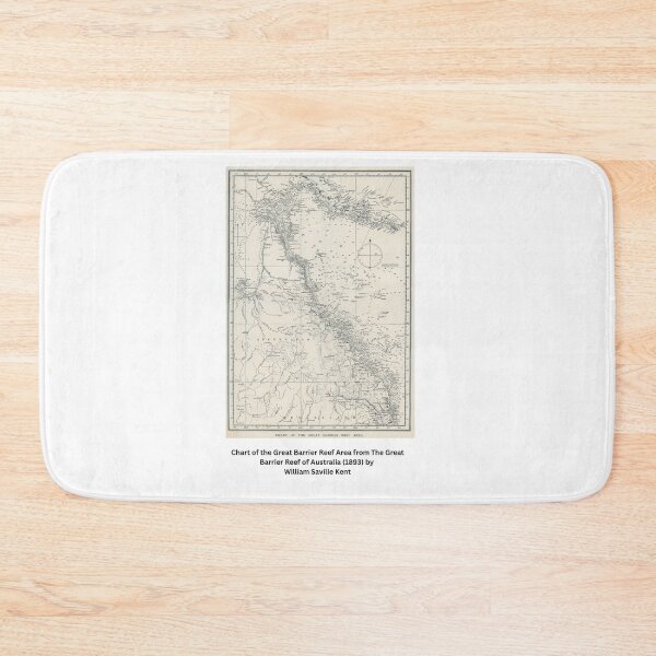 Item preview,  Great Barrier Reef Area Map designed and sold by Tamas Das.