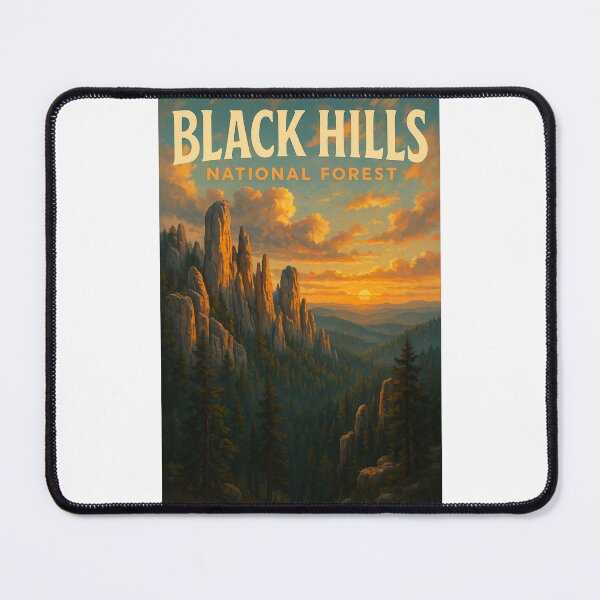 Item preview, Black Hills National Forest at Sunset, South Dakota designed and sold by Places On Earth.
