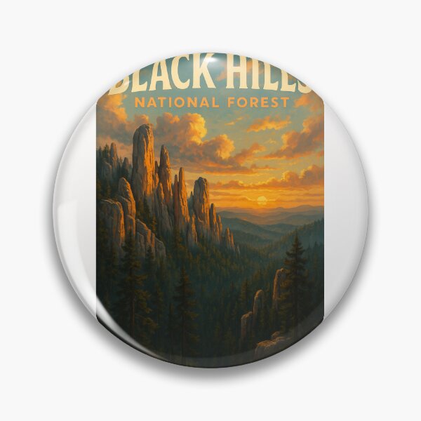 Item preview, Black Hills National Forest at Sunset, South Dakota designed and sold by Places On Earth.