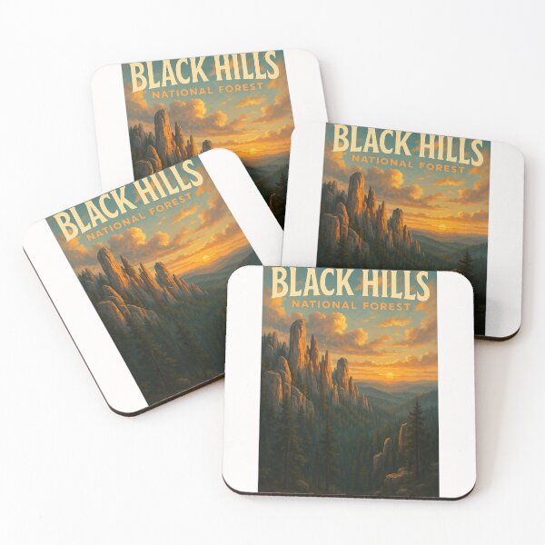 Item preview, Black Hills National Forest at Sunset, South Dakota designed and sold by Places On Earth.