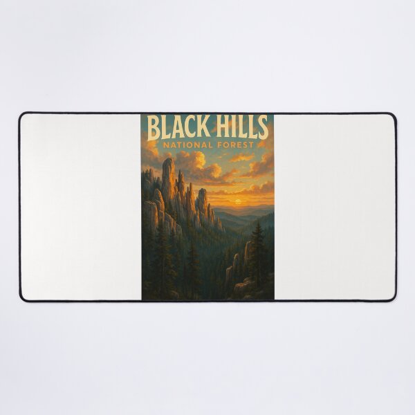 Item preview, Black Hills National Forest at Sunset, South Dakota designed and sold by Places On Earth.