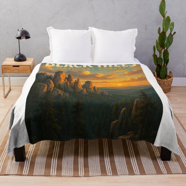 Item preview, Black Hills National Forest at Sunset, South Dakota designed and sold by Places On Earth.