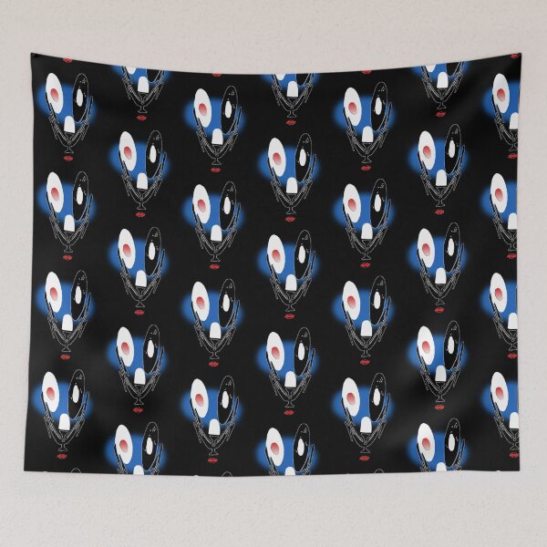 Item preview, Bladee Drain Gang D9 Holiday Resort Face logo designed and sold by Hotteesdesigns.