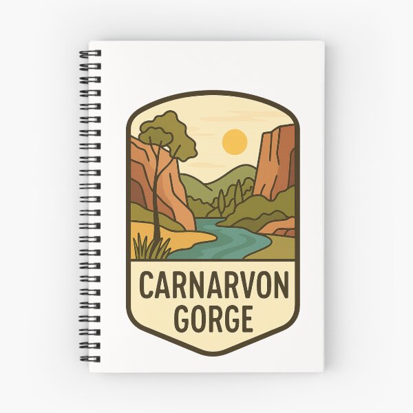 Item preview, Carnarvon Gorge Sunset Badge, Queensland, Australia designed and sold by Places On Earth.