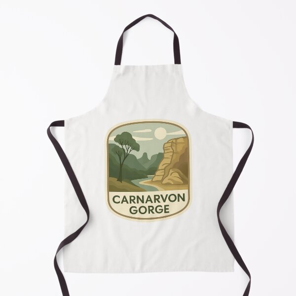 Item preview, Carnarvon Gorge Minimalist Landscape Badge, Queensland designed and sold by Places On Earth.