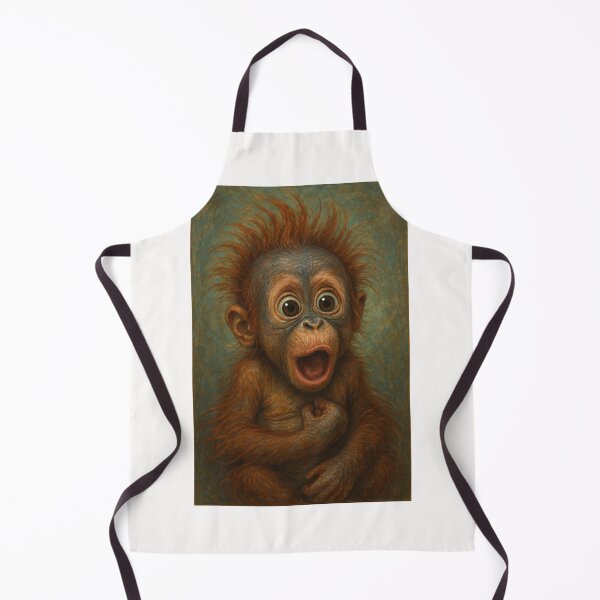 Item preview, Amazed Baby Orangutan with Big Eyes designed and sold by Places On Earth.