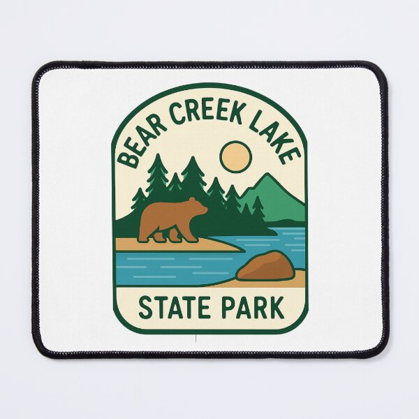 Item preview, Bear Creek Lake State Park Badge, Virginia designed and sold by Places On Earth.