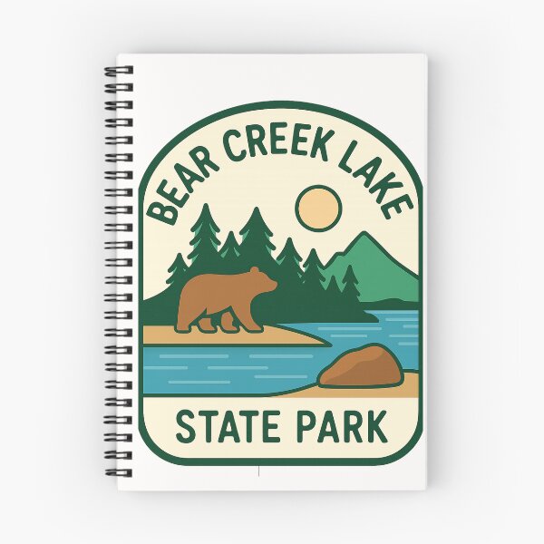 Item preview, Bear Creek Lake State Park Badge, Virginia designed and sold by Places On Earth.