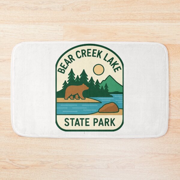 Item preview, Bear Creek Lake State Park Badge, Virginia designed and sold by Places On Earth.