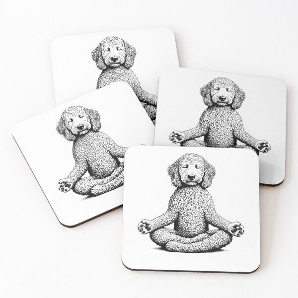 Item preview, Goldendoodle Yoga Lotus Meditation Dog Lover designed and sold by DoodleTortle.