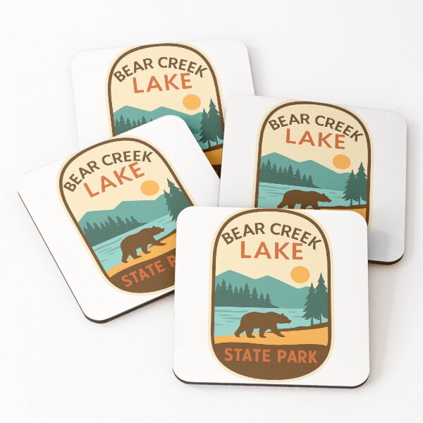 Item preview, Bear Creek Lake State Park Emblem, Central Virginia designed and sold by Places On Earth.