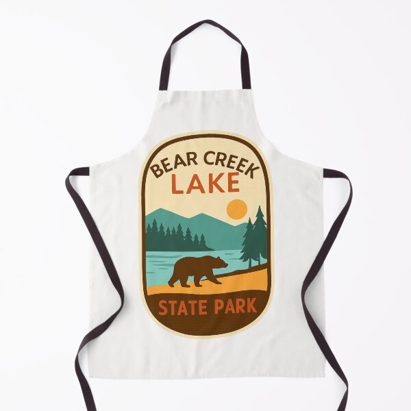 Item preview, Bear Creek Lake State Park Emblem, Central Virginia designed and sold by Places On Earth.