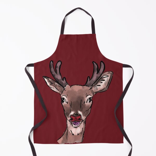 Item preview, Deer with red nose designed and sold by Antiope33.