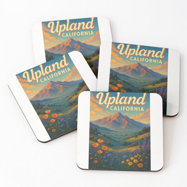 Item preview, Spring Wildflowers and Mountain Views in Upland, California designed and sold by Places On Earth.