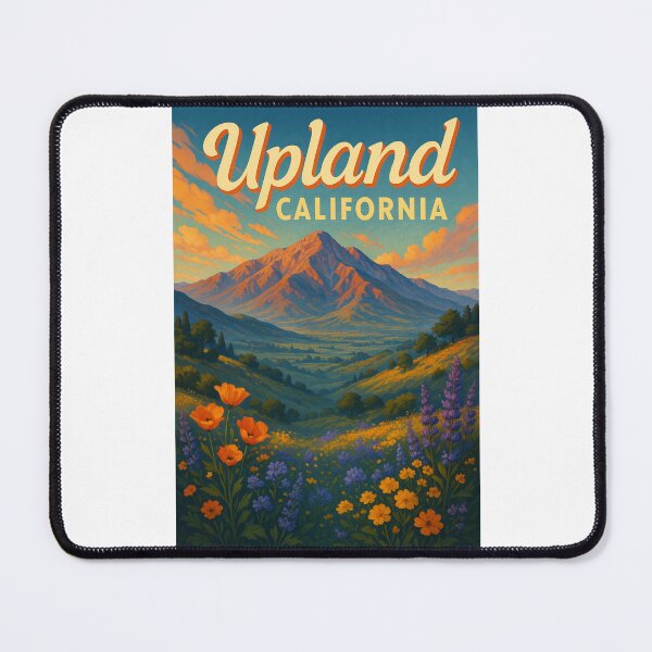 Item preview, Spring Wildflowers and Mountain Views in Upland, California designed and sold by Places On Earth.