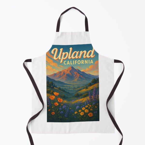 Item preview, Spring Wildflowers and Mountain Views in Upland, California designed and sold by Places On Earth.