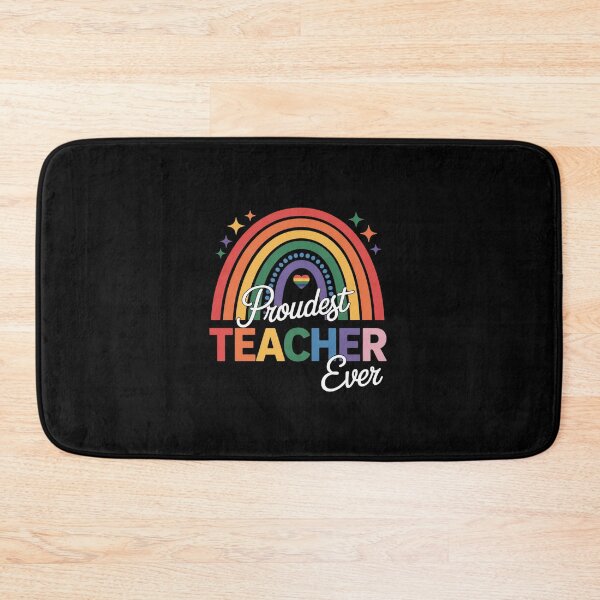 Item preview, Rainbow Proudest Teacher Ever Lgbt Flag Lesbian Gay Pride designed and sold by SlogariArt.
