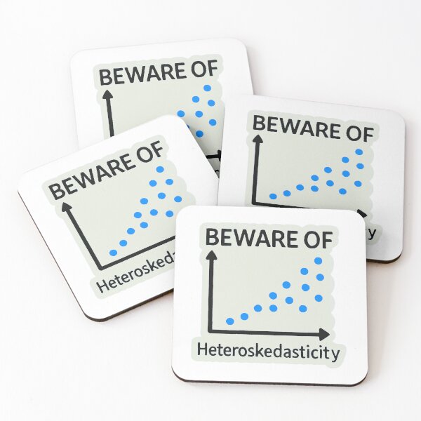 Item preview, Beware of heteroskedasticity  designed and sold by farmergirlrb.