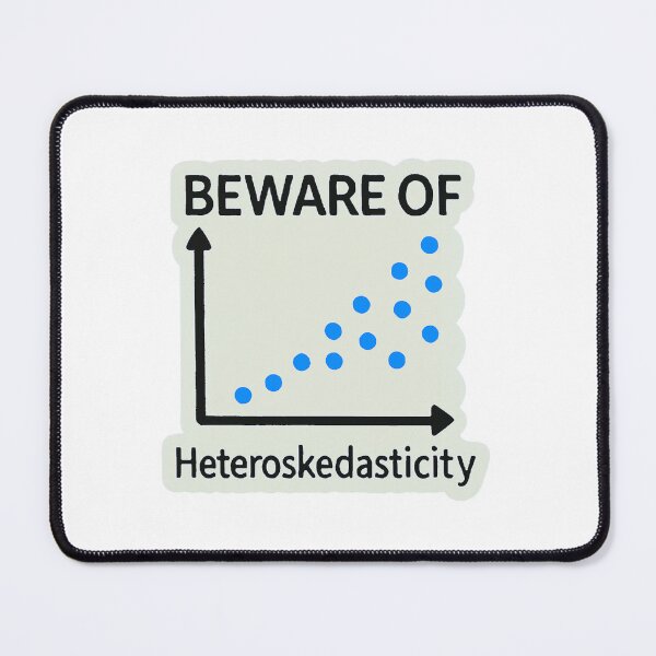 Item preview, Beware of heteroskedasticity designed and sold by farmergirlrb.
