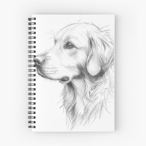 Item preview, Golden Retriever Sketch designed and sold by Leon Woods Pencil Art.