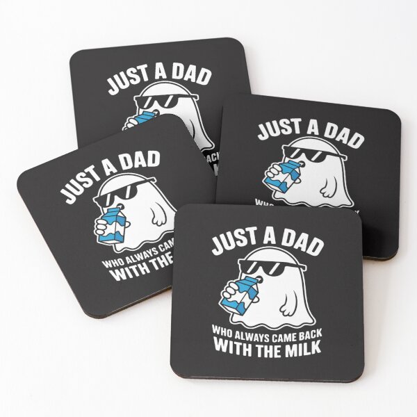 Item preview, Just A Dad Who Always Came Back with milk Ghost Halloween designed and sold by CraftyCuttable.