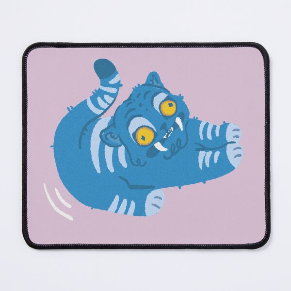 Item preview, Derpy blue tiger designed and sold by RNASstuff.