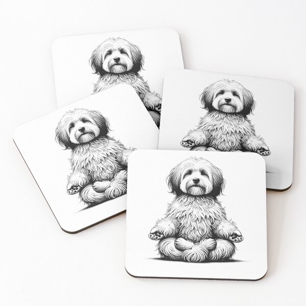 Item preview, Havanese Yoga Lotus Meditation Dog Lover designed and sold by DoodleTortle.