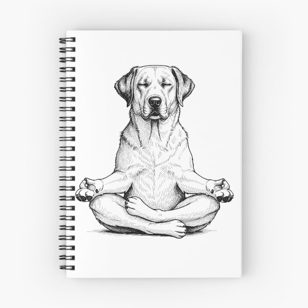 Item preview, Labrador Retriever Yoga Lotus Meditation Dog Lover designed and sold by DoodleTortle.