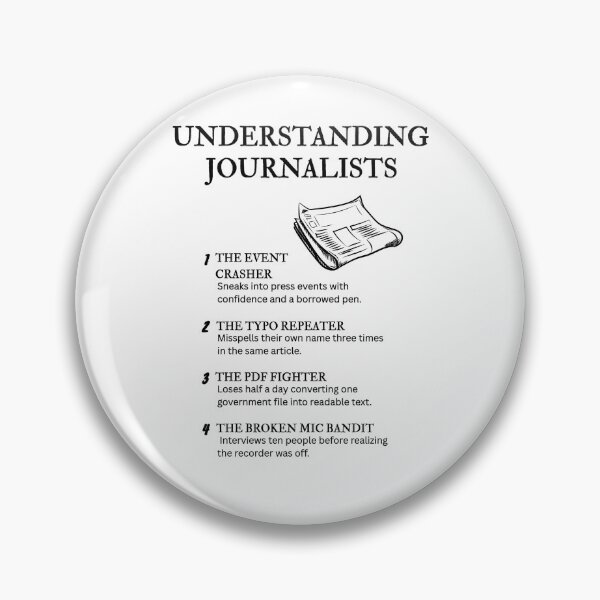 Item preview, The Journalist Life – Funny News Industry Humor designed and sold by PsyFlow35.