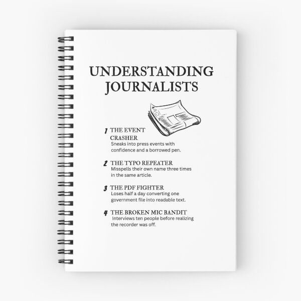 Item preview, The Journalist Life – Funny News Industry Humor designed and sold by PsyFlow35.