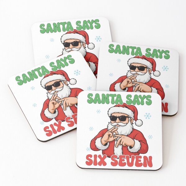 Item preview, 67 Santa Says Six Seven Meme Christmas Gen Alpha Slang designed and sold by Artifyo.
