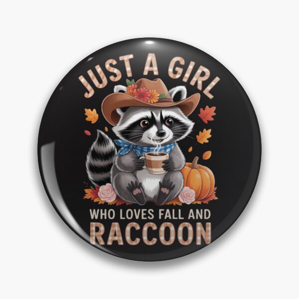 Item preview, Just a Girl Who Loves Fall And Raccoon Owner Autumn designed and sold by CraftyCuttable.