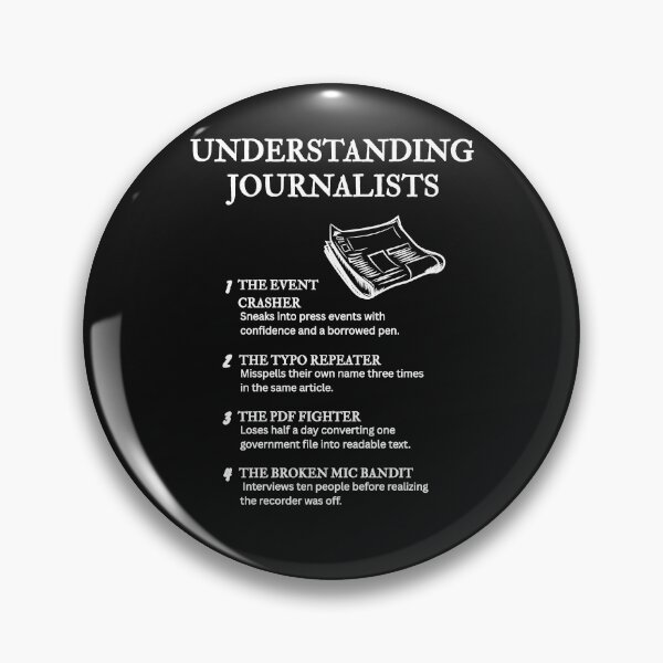 Item preview, The Journalist Life – Funny News Industry Humor – Black designed and sold by PsyFlow35.