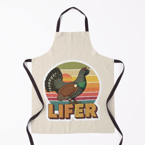Item preview, Capercaillie LIFER – Retro Birdwatching Sticker designed and sold by The Digital Compass.