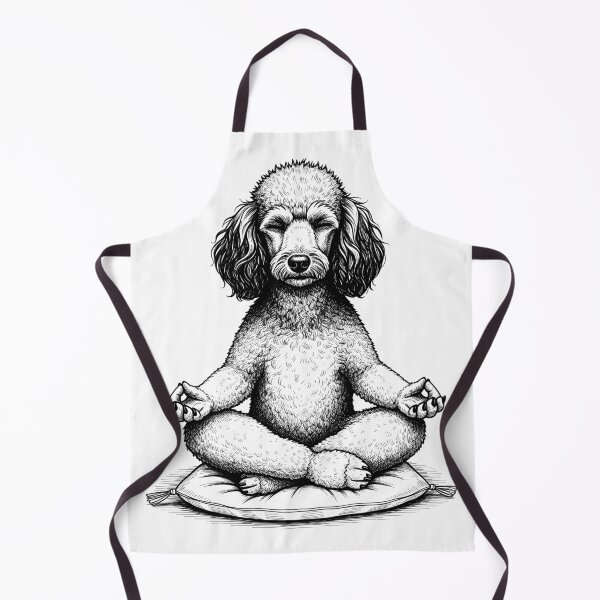 Item preview, Poodle Yoga Lotus Meditation Dog Mom Lover designed and sold by DoodleTortle.