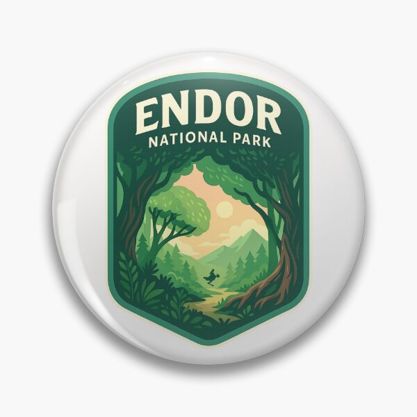 Item preview, Endor National Park Forest Sunset Trail designed and sold by Places On Earth.