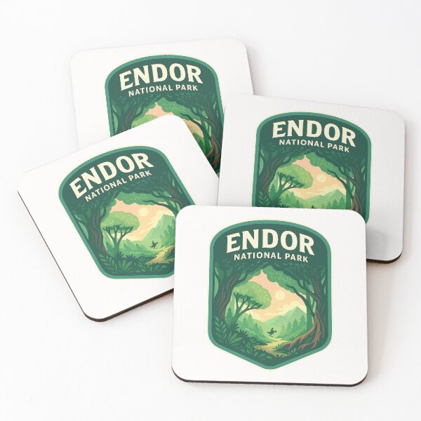 Item preview, Endor National Park Forest Sunset Trail designed and sold by Places On Earth.
