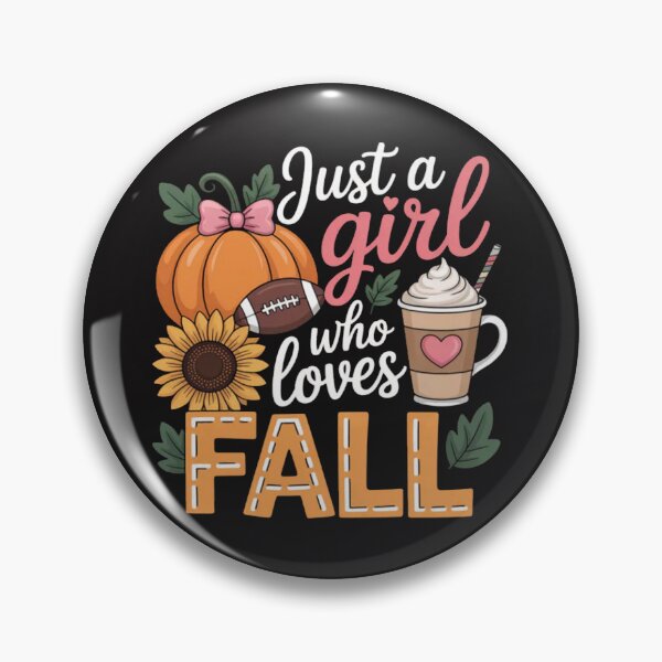 Item preview, Just A Girl Who Loves Fall Autumn designed and sold by CraftyCuttable.